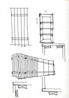 52 65 Kasten, stoelen en tafels